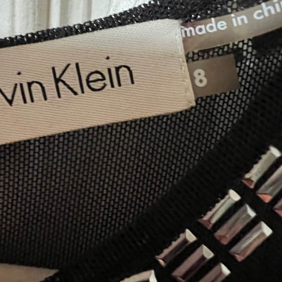 Calvin Klein sleeveless bandage dress with embellished neckline - Picture 3 of 6